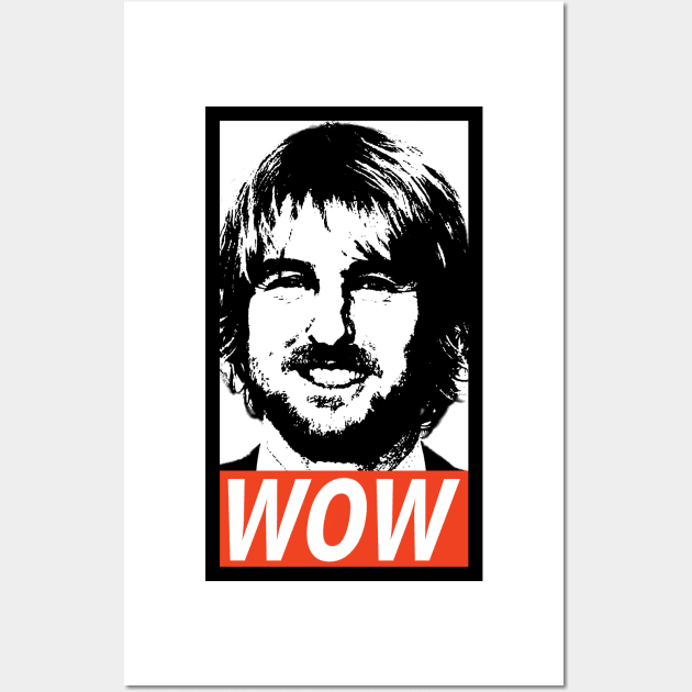 Owen Wilson WOW Wall Art by scribblejuice